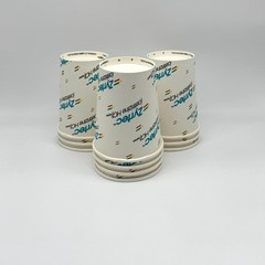 VTG Zyrtec Pfizer 90s Promo Paper Cups x10 Pharmaceutical Deadstock Unused