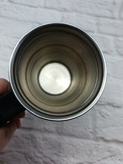 Vicoprofen Travel Stainless Steel Coffee Mug Prescription Drug Promotion RARE