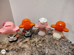 rare 11 inch Sato Pharmacy Japan display and 4 banks vtg/doc.nurse, baseball,