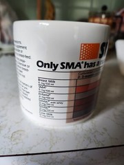Vintage Pharmaceutical Rep Collectibles Coffee Mug SMAP Breast milk alternative