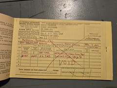 Vintage US Treasury IRS Opium Coca Leaves Opiates Narcotic Order Form 1966
