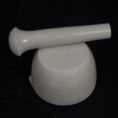 Vintage Coors Ceramic Mortar #14 & Pestle #15 Excellent Condition!