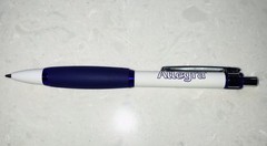 Pharmaceutical Advertising ALLEGRA Drug Rep Paper Mate Click Pen w/ Grip Writes