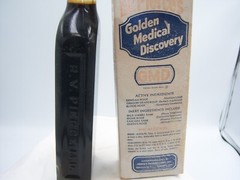 BW – 1950’s Dr Pierce’s Golden Medical Discovery Buffalo NY Medicine Bottle