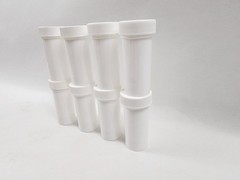 1 Oz White Plastic Ointment Container Jars With White Screw On Caps Lot Of 8