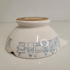 VTG Merck Sharp & Dohme Porcelain Pharmacy Mortar & Pestle Ashtray MSD C. Lamb