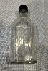 Vintage Label-Rite NOS glass pharmacy 8 oz. medicine prescription Bottle