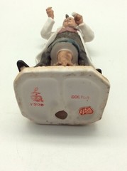 Vintage Lefton Porcelain Doctor Holding Stethoscope Figurine 8” Tall