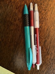 Set of 3 Risperdal Medical Drug Rep Pharmaceutical Pens Working Teal Red White