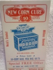 Dr Hunt’s New Corn Cure American Chemical Co Vtg Medical Advertisement Dayton Oh
