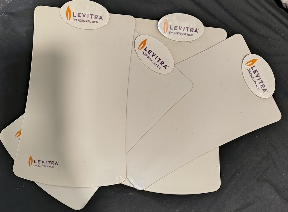 Pharmaceutical Drug Rep ONE LEVITRA Clipboard, Brand New, Extra Long, RARE