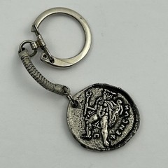 Vintage Tinactin Pharmaceutical Advertising Token Keychain – Wrestler Athlete