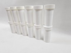 .5 (1/2) Oz White Plastic Ointment Container Jars With White Caps Lot Of 12