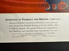 A HISTORY OF PHARMACY IN PICTURES 1954 PRINT#14 Great Gift For Doctor 22″×18″