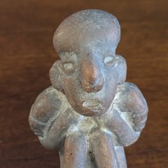 Vintage Schering Pharmaceutical Mayan Advertising Figure Asthmatic Attack