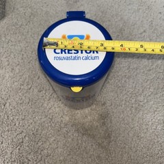 Crestor Lidded container promotion item Used