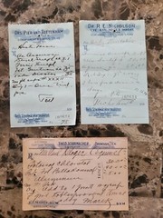 100 antique prescriptions (1912): Opium, Poppy, Ergot, Dionin, Codeine & Anodyne