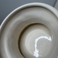 VINTAGE RX Pharmacy DISPLAY Large Mortar and Pestle White