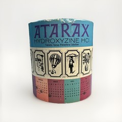 Vintage 1966 – ATARAX & Antivert Drug Rep Promotional Item – Pen Holder Cup