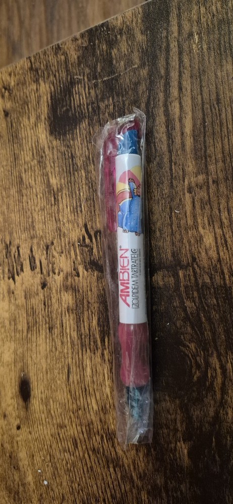 Drug Rep Pen Ambien Advertising Promotional Promo Pharmaceutical Pharma Sales