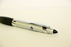 Pharmaceutical Rep Pen Actonel Heavy Metal Black on Silver New in Sleeve