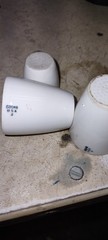 20 Vtg Coors USA(Blue)Porcelain Apothecary Lab items