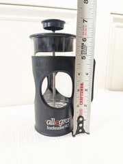 Allegra French Press coffee pot promotional item pharmaceutical promo Drug Rep