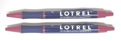 Drug Rep LOTREL Collectible Heavy Metal Pens x 2 RARE