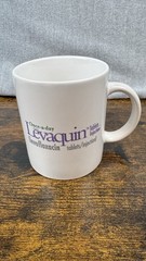 Levaquin Leva-pak Pharma Doctor Giveaway Ceramic Coffee Mug Tea Cup RARE