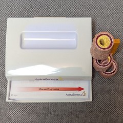 Drug Rep Promo AstraZeneca Cholesterol Artery Display Model w Educ. Flyers 2007