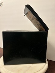 Vintage Green Metal Pharmacy RX File Storage Box Medical 1974 Phillips
