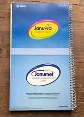 JANUVIA JANUMET PHARMACEUTICAL DRUG REP MESSAGE BOOK