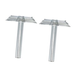 2PCS Cork Borer Stainless Steel Manual Cork Rubber Stopper Borer Tool For