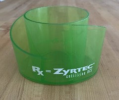 Zyrtec Desk Organizer – drug rep medicine advertising desk organizer