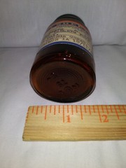 Vintage 1963 Brown Glass Bottle Sheets Pharmacy Afton IA