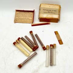 Vintage Old Box PEPTONISING TUBES Bottles for Milk by Fairchild Bros. & Foster