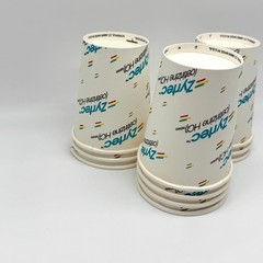VTG Zyrtec Pfizer 90s Promo Paper Cups x10 Pharmaceutical Deadstock Unused