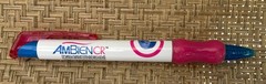 Ambien CR HOT PINK GEL Ink Pen Drug Rep Pharmaceutical Collectible