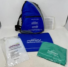 New Aubagio Lemtrada Shoulder Bag Water Botter D-Ring Clip Microfiber Cloth Bags