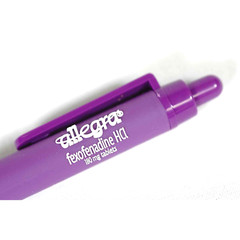 Allegra Medicine Drug Pharmaceutical Rep Advertising Ink Pen, Raise Logo NOS