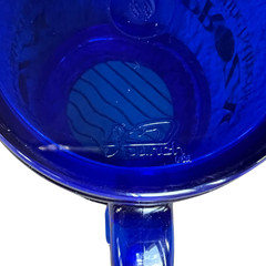 Prozac Pharmaceutical Pharma Drug Rep Promotional Mug – Blue Plastic with Lid