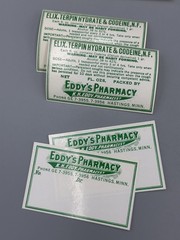 18 Lot 1950s PHARMACY Drug POISON Medicine Label Vtg ALCOHOL Minnesota HASTINGS