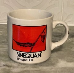Vtg Navane Thiothixene Sinequan Doxepin Medication Pharma Rep Coffee Mug Ceramic