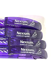 Pharmaceutical Drug Rep Vintage Ink Pens Nexium Collectible Translucent Purple