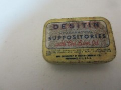 Rx , Drugstore ,Mini Sales Items ,Desitin , Suppositories ,Vintage ,Collectible