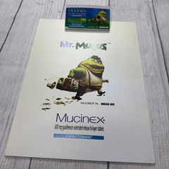 Mucinex Mr. Mucus Promotional Plastic Clipboard Advertising Pharmacy Display