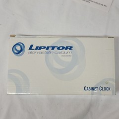 Lipitor Atorvastatin Calcium Drup Rep Pharmaceutical Promo Digital Clock New Box