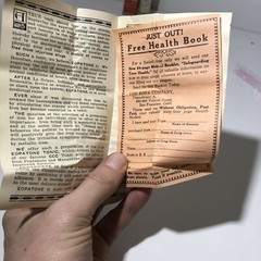 VINTAGE CONSTIPATION TABLETS QUACK MEDICINE BOTTLE ANTIQUE PHARMACY SEALED RARE