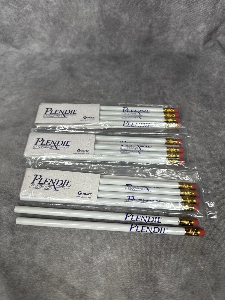 Plendil Drug Rep Pharmaceutical Advertising Pencil Doctor Lot NEW 14