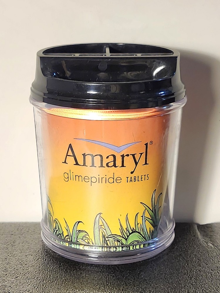 „AMARYL“ Pen/Pencil Holder & Mousepad – Vintage Pharmaceutical Advertising
